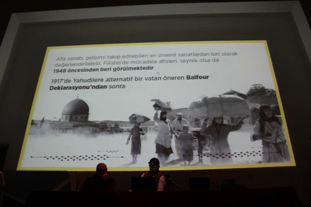 "FİLİSTİN MÜCADELESİ ve AFİŞ" konulu Konferans gerçekleştirildi